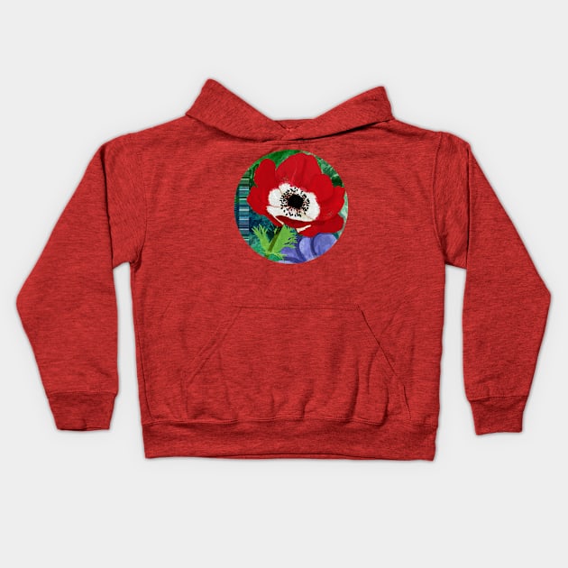 Flowers Kids Hoodie by KatherineBlowerDesigns